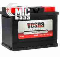 Аккумуляторы Аккумулятор Vesna Premium [415062] 6СТ-62 Ач L EN600 А 242x175x175мм